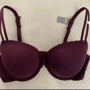New Aerie Demi Bra 38D (Burgandy)